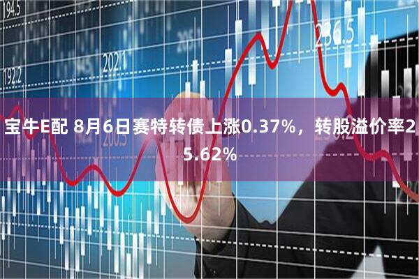 宝牛E配 8月6日赛特转债上涨0.37%，转股溢价率25.62%