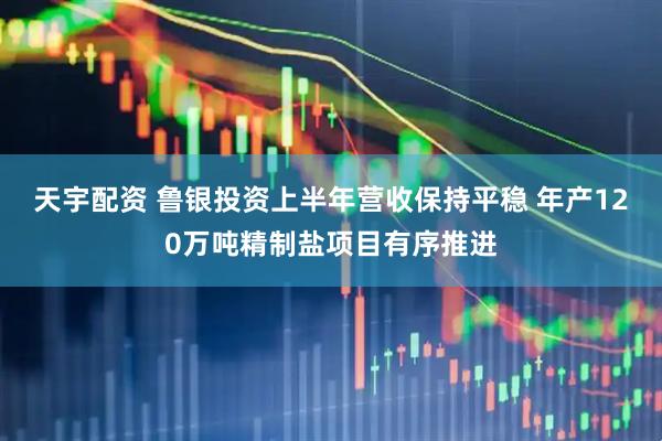 天宇配资 鲁银投资上半年营收保持平稳 年产120万吨精制盐项目有序推进